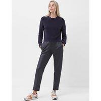 French Connection Pure Cotton Textured Relaxed Jumper Blue