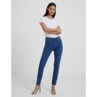 French Connection High Waisted Skinny Ankle Grazer Jeans Indigo