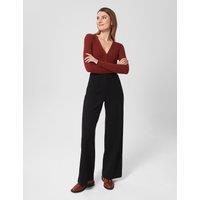 Seam Detail Wide Leg Trousers