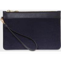 Suede Clutch Bag