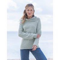 Pure Wool Funnel Neck Jumper