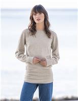 Celtic & Co. Pure Wool Crew Neck Relaxed Jumper Cream