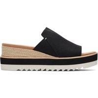 Canvas Wedge Mules
