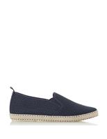 Dune London Canvas Slip-On Espadrilles Navy