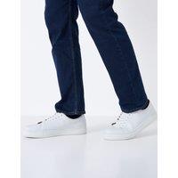 Leather Lace Up Trainers