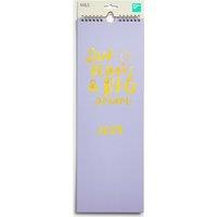 2024 Slimline Calendar - Motivational Quotes Design