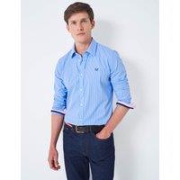 Slim Fit Pure Cotton Striped Poplin Shirt