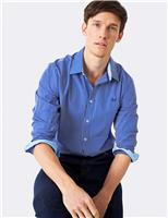 Slim Fit Pure Cotton Striped Poplin Shirt