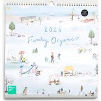 2024 Calendar & Family Organiser - With Metal Pen