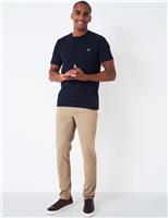 Crew Clothing Slim Fit Chinos Stone