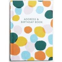 2024 A5 Address & Birthday Book - Fun Abstract Design