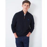 Pure Cotton Half Zip Jumper