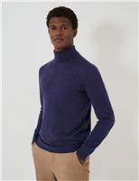 Crew Clothing Cotton Crew Neck Jumper Grey