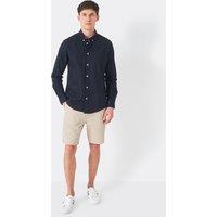Crew Clothing Slim Fit Pure Cotton Oxford Shirt Navy