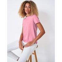 Crew Clothing Pure Cotton T-Shirt Pink