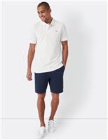 Crew Clothing Cotton Pique Polo Shirt Navy
