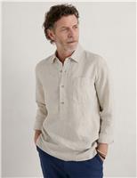 Seasalt Cornwall Pure Linen Overshirt Natural