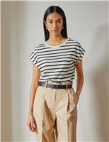 Albaray Cotton Striped T-Shirt Multi
