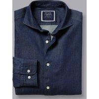 Charles Tyrwhitt Slim Fit Denim Shirt Blue