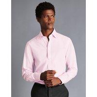 Charles Tyrwhitt Slim Fit Non Iron Pure Cotton Oxford Shirt Pink