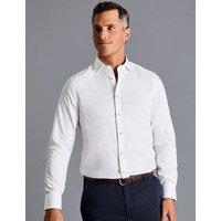 Charles Tyrwhitt Slim Fit Pure Cotton Twill Shirt White