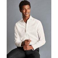 Charles Tyrwhitt Slim Fit Non Iron Pure Cotton Twill Shirt Neutral