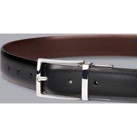 Charles Tyrwhitt Italian Leather Reversible Smart Belt Black