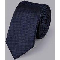 Slim Textured Pure Silk Tie