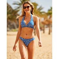 Animal Print Padded Halterneck Bikini Top