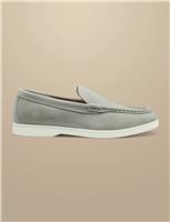 Charles Tyrwhitt Suede Slip On Shoes Blue