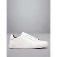 Charles Tyrwhitt Leather Lace Up Trainers White