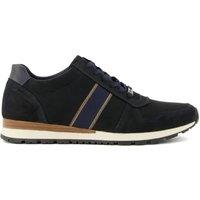 Leather Lace Up Stripe Trainers