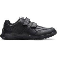 Kids Leather Riptape Trainers (8 Small - 2 Large)