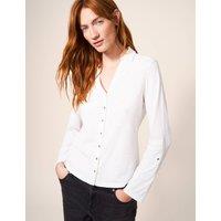 Pure Cotton Collared Shirt