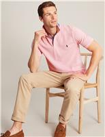 Joules Pure Cotton Jersey Polo Shirt White