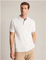 Joules Pure Cotton Jersey Polo Shirt White