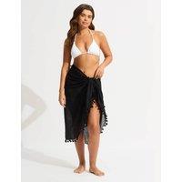 Pure Cotton Tassel Beach Cover Up Sarong