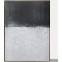 Horizon Abstract Rectangle Framed Canvas