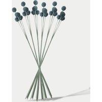 Set of 12 Artificial Echinops Single Stems