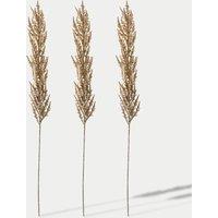 Set of 3 Artificial Pampas Grass Single Stems