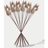 Set of 6 Artificial Sea Holly Single Stems