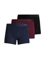 JACK & JONES 3 Pack Cotton Blend Trunks Multi