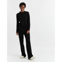 Wool Rich Cropped Jumper with Cashmere