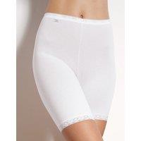 Sloggi Basic+ Cotton Rich High Rise Shorts White
