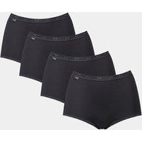 4pk Basic+ Maxi Cotton Rich Full Briefs