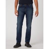 Wrangler Straight Fit Texas 5 Pocket Jeans Blue Denim