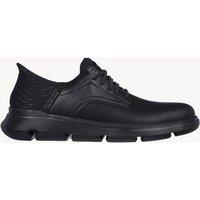 Skechers Garza Gervin Leather Slip-ins Trainers Black