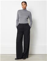 Albaray Wide Leg Trousers Black