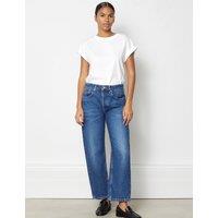 Albaray Boyfriend Mid Rise Jeans Indigo