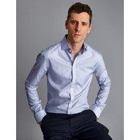 Slim Fit Non Iron Pure Cotton Striped Shirt